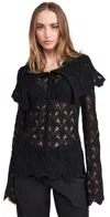 BEAUFILLE EMERSON BLOUSE BLACK