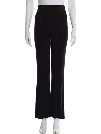 Pre-owned Beaufille Flared Pants In Black