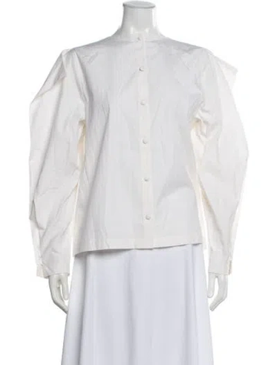 Pre-owned Beaufille Long Sleeve Top In Neutral