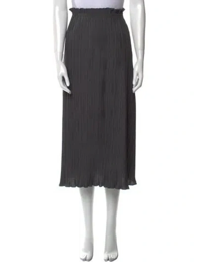 Pre-owned Beaufille Midi Length Skirt In Gray