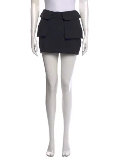 Pre-owned Beaufille Mini Skirt In Black