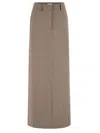 Beaufille Brown Minter Maxi Skirt In Brown
