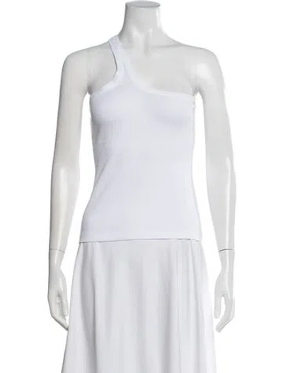 Pre-owned Beaufille One-shoulder Sleeveless Top W/ Tags In Neutrals