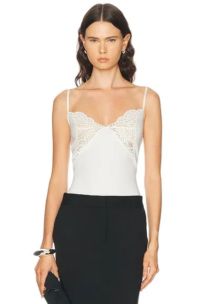 Beaufille Papillon Cami Top In White
