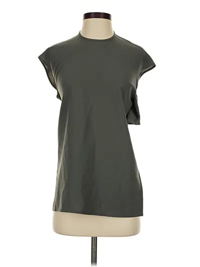 Pre-owned Beaufille Short Sleeve Top Gray Crew Neck Tops