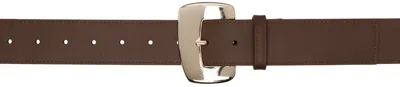 Beaufille Ssense Exclusive Brown Slant Belt