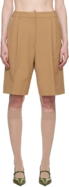 Beaufille Ssense Exclusive Tan Hugo Shorts In Tan