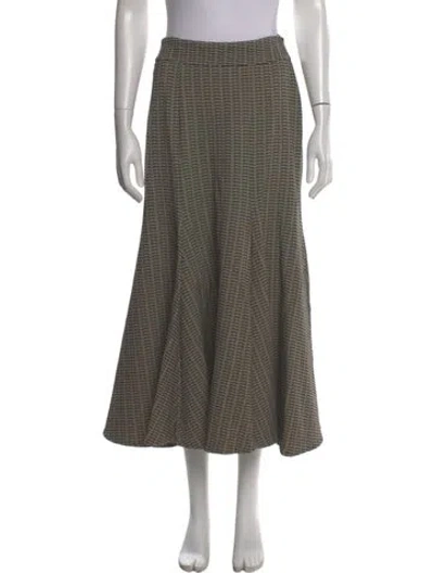 Pre-owned Beaufille Striped Midi Length Skirt W/ Tags