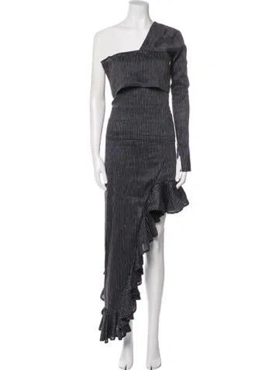 Pre-owned Beaufille Striped Skirt Set In Black