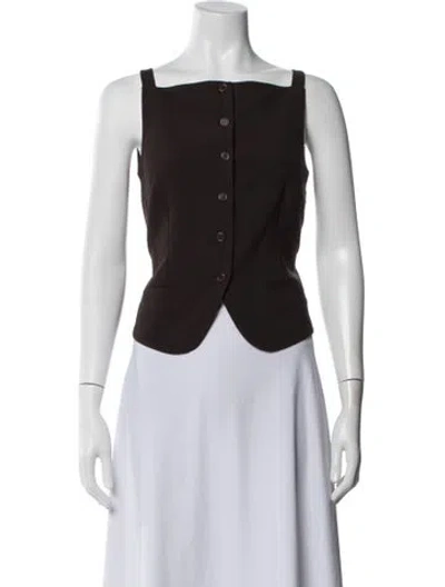 Pre-owned Beaufille Vest In Brown