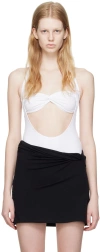 Beaufille White Baes Bodysuit In White