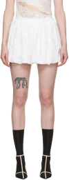 Beaufille White Maro Miniskirt In White