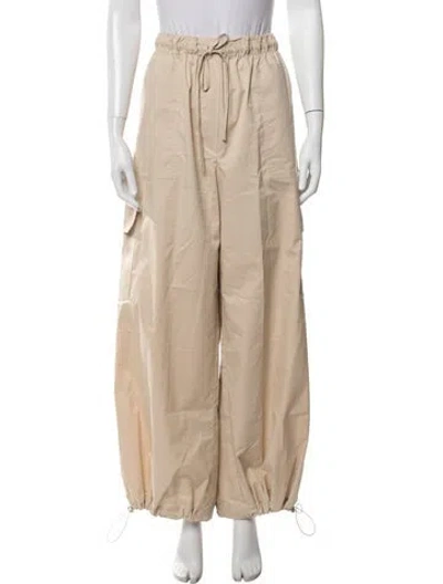 Pre-owned Beaufille Wide Leg Pants In Neutral