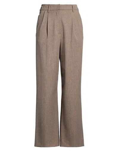 Beaufille Woman Pants Taupe Size 4 Polyester, Viscose, Elastane In Grey