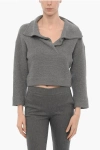 Beaufille Wool Blend Botero Sweater With Polo Neck