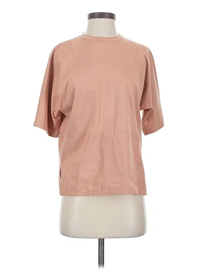 Pre-owned Beaumont Organic 3/4 Sleeve T-shirt In Brown
