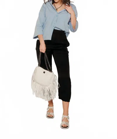 Beaumont Organic Reese Button-up Shirt In Powder Blue