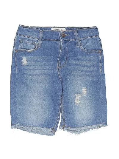 Pre-owned Beautees Kids' Denim Shorts In Blue