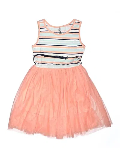 Pre-owned Beautees Kids' Dress In Orange