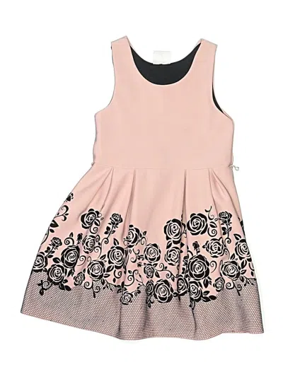 Pre-owned Beautees Kids' Dress In Pink