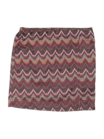Pre-owned Beautees Kids' Skirt In Burgundy