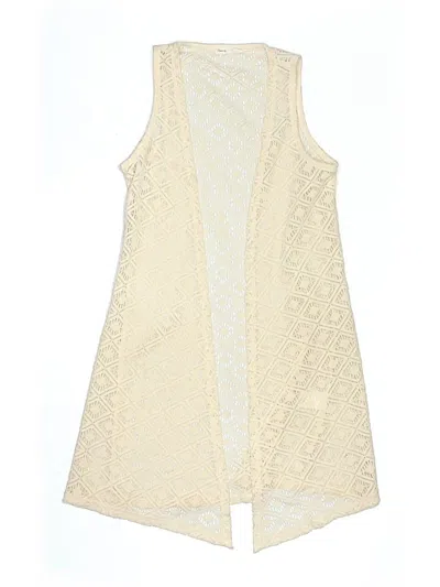 Pre-owned Beautees Kids' Sleeveless Blouse In White
