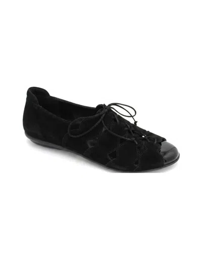 Beautifeel Women's Amelia Lace-up Shoe In Black Spark Suede