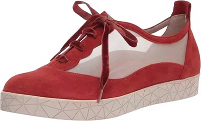 Beautifeel Women's Zhuri Lace-up Shoes In Siena In Red