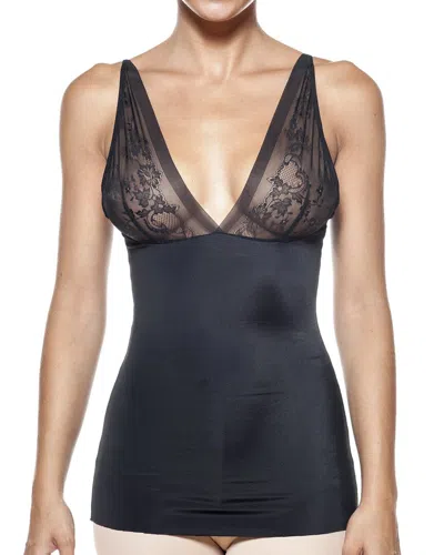 Beautiful Body Women's Smooth And Silky Slimming Top In Black