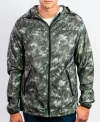Beautiful Giant Men's Hooded Lightweight Windbreaker In Charcoal
