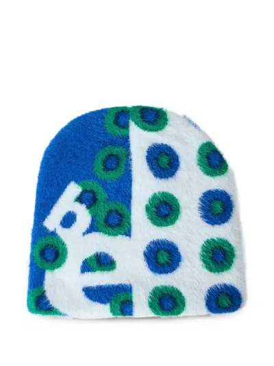 BEAUTIFUL DEPARTMENT PATTERNED BEANIE HAT
