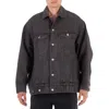 Beautiful People Men's Charcoal Double-end Selvedge Denim Blouson In Brown