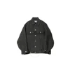 Beautiful People Men's Charcoal Double-end Selvedge Denim Blouson In Grey