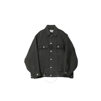 Beautiful People Men's Charcoal Double-end Selvedge Denim Blouson In Grey