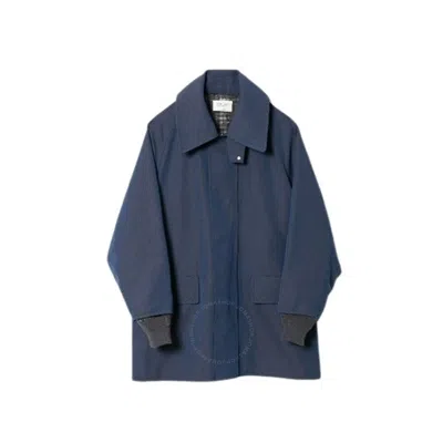 Beautiful People Men's Navy Gabardine Riding Coat In Blue