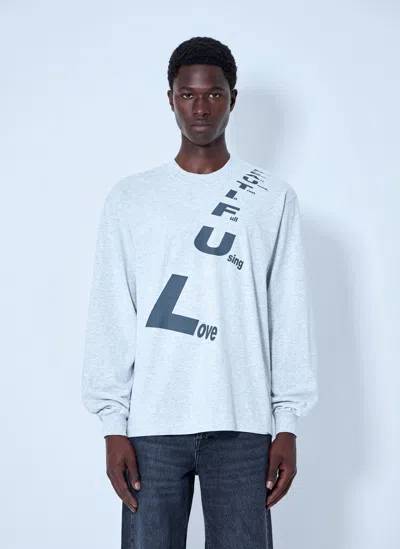 Beautiful Poem Sweatshirt In Blue