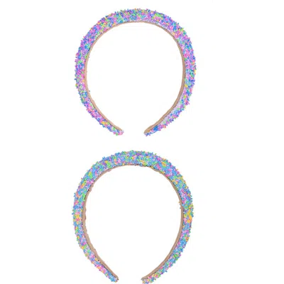 Beautifully You Kids' 2-pack Sprinkle Headbands In Multi Sprinkle