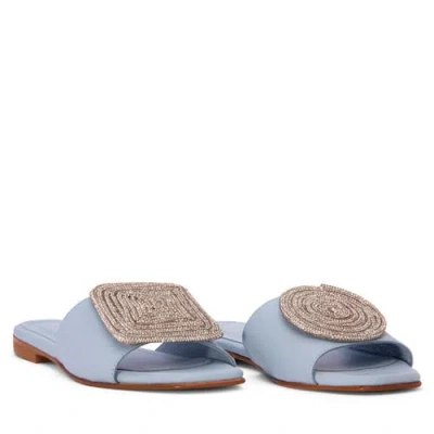 Beautiisoles Adeline Flat Sandal In Multi