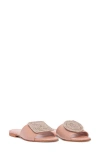 Beautiisoles Adeline Slide Sandal In Beige