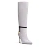 Beautiisoles By Robyn Shreiber Made In Italy Women's Lindsay Grey Suede Stiletto Tall Boot Comfortable & Elegant For Day & Night Wear In Grey