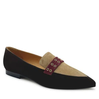 Beautiisoles By Robyn Shreiber Made In Italy Women's Neutrals / Brown Cecily Brown Suede Loafer Comfortable For Day & Evening Wear