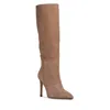 Beautiisoles By Robyn Shreiber Made In Italy Women's Neutrals / Brown Yara Comfortable Brown Suede Tall High Heel Boot In Brown
