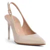 Beautiisoles By Robyn Shreiber Made In Italy Women's Neutrals Marjorie Beige Patent Leather Comfortable Wedding Evening Bridal Pump In Beige/black