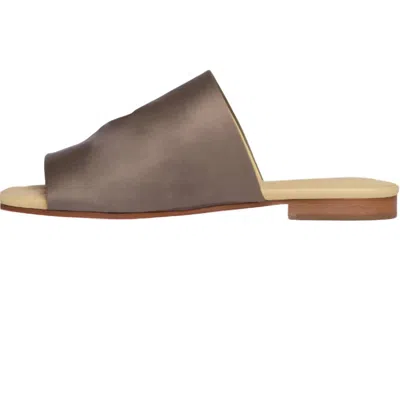Beautiisoles By Robyn Shreiber Women's April Slide In Gold In Gray