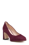 Beautiisoles Cristina Platform Pump In Burgundy