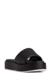 Beautiisoles Deedee Platform Slide Sandal In Black