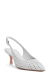 Beautiisoles Flynn Slingback Pointed Toe Pump In Off White