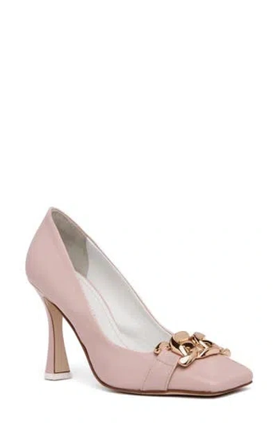 Beautiisoles Franca Chain Pump In Beige