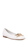 Beautiisoles Giuly Chain Flat In White