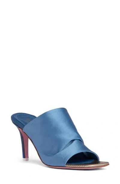 Beautiisoles Lana Slide Sandal In Blue